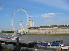 Arret à Westminster devant l'Oeil de Londres