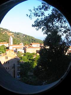 Piana vue depuis la fenetre du gite