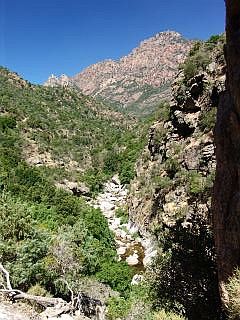 Les gorges de la Spelunca