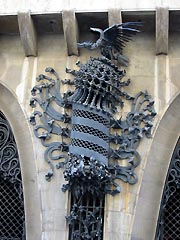 Blason en fer forgé